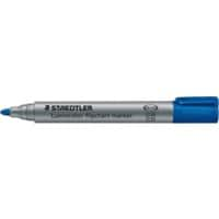 STAEDTLER Droog uitwisbare Marker 356-3 Ronde punt Blauw