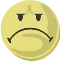 Franken Presentatiekaarten 9,5 x 9,5 cm Papier Geel 100 Stuks