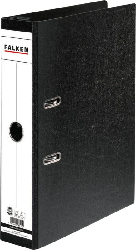 Falken Breed Classeur A4 70 mm Zwart 2 Ringen S 70 Hard karton Gerecycled