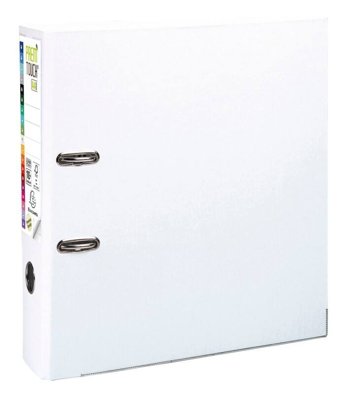 Exacompta Prem Touch Breed Ordner A4+ 80 mm Wit 2 Ringen 53348E Kunststof Staand