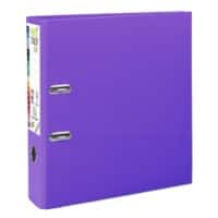 Classeur Exacompta PremTouch A4 Maxi 80 mm Violet 2 anneaux 53357E Portrait