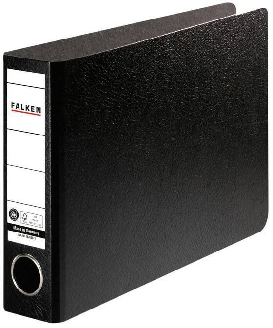 Falken Smal Ordner A5 50 mm Zwart 2 Ringen Kunststof Liggend