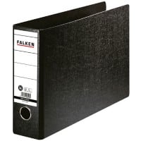 Falken Breed Classeur A4 80 mm Zwart 2 Ringen 11285947F Karton, PP (Polypropeen) Liggend Gerecycled