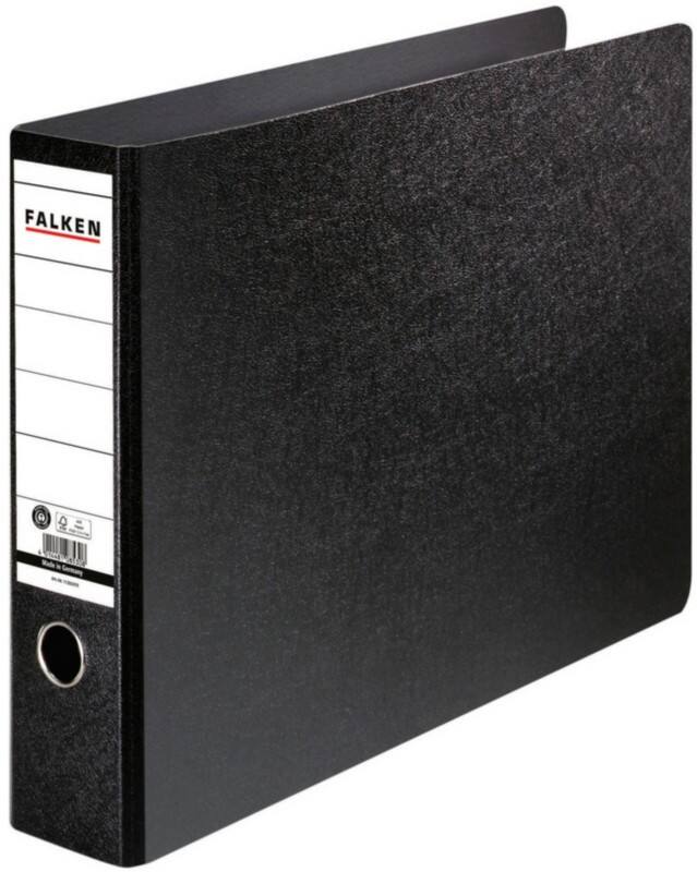 Classeur à levier Falken Large A3 80 mm Noir 2 Anneaux Plastique Paysage