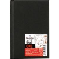 Carnet de croquis Canson A6 Noir 100 g/m² Relief 50 Feuilles