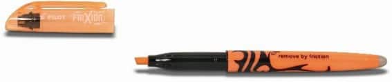 Surligneur Pilot Frixion Light Orange 50% Recyclé Moyen Biseauté - 3,8 mm