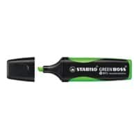 STABILO GREEN BOSS Tekstmarker Groen Recycled 83% Medium Beitelpunt 2 - 5 mm Navulbaar