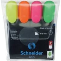 Surligneur STAEDTLER Textsurfer classic 364 Assortiment Pointe moyenne Biseautée 1 - 5 mm Rechargeable 4 Unités