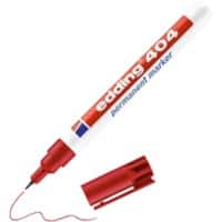 edding 404 Permanent marker Extra Fijn Ronde punt 0,75 mm Rood Navulbaar