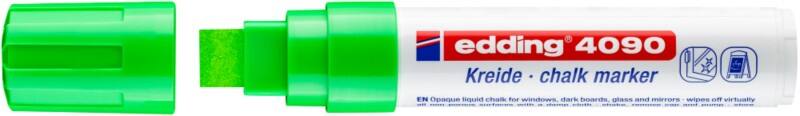 edding 4090 Niet-permanent Glasmarker Groen Breed Beitelpunt 15 mm