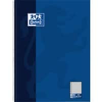 Cahier à spirales Oxford A4+ Reliure en spirale Bleu Couverture en carte laminée Quadrillé 160 Pages