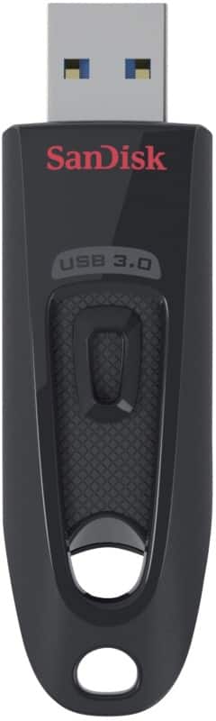 Clé USB SanDisk Cruzer Ultra 64 Go Noir