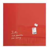 Tableau magnétique en verre Sigel artverum Magnétique Single 100 (L) x 100 (H) cm Rouge