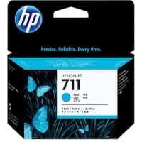 Cartouche jet d’encre HP 711 D'origine CZ134A Cyan Multipack 3 Unités