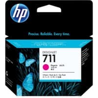 Cartouche jet d'encre HP 711 CZ135A D'origine Magenta Multipack 3 Unités