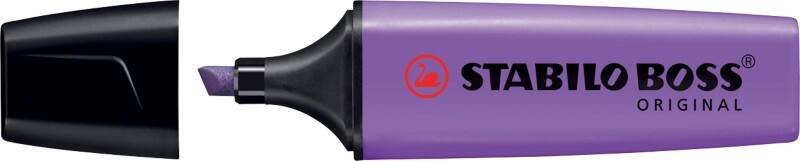 Surligneur STABILO BOSS ORIGINAL Violet Biseauté 2 - 5 mm Rechargeable