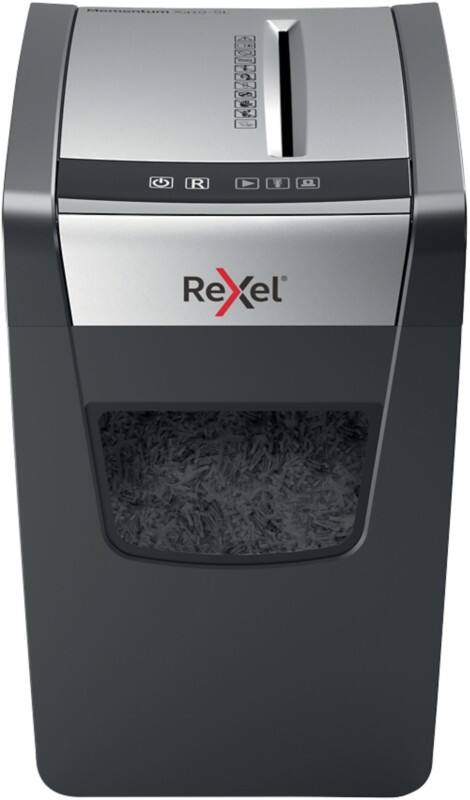 Destructeur de documents Rexel Momentum 11 Feuilles 10 Feuilles Coupe croisée Niveau de sécurité P-4 23 L Momentum X410-SL Slimline