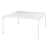 Bisley Bureautafel Quattro desk basic Wit 1.600 x 1.640 x 740 mm fh