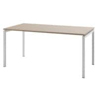 Bureau Bisley Quattro desk basic Chêne FH 160 x 80 x 8 cm