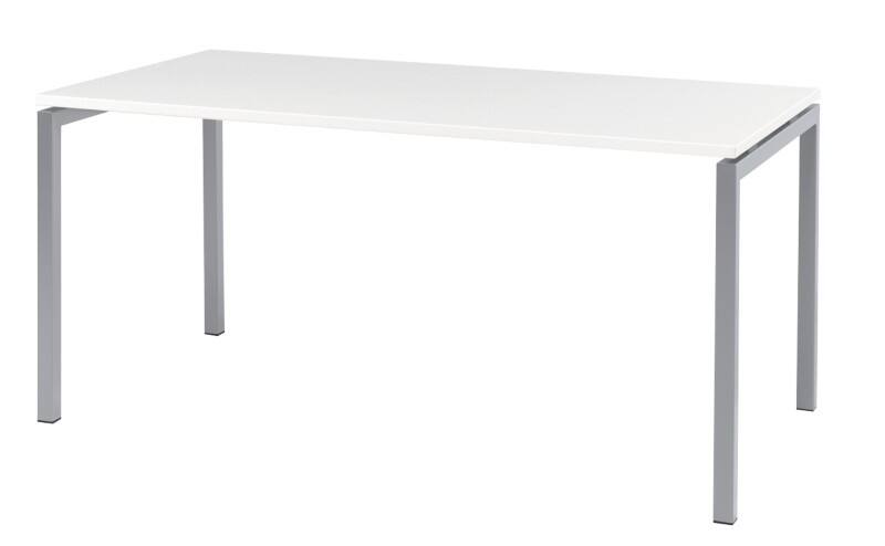 Bureau Bisley Quattro Basic Blanc 1800 (l) x 800 (p) x 740 (h) mm Acier, Mélamine