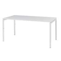 Bureau Bisley Quattro desk basic Blanc AH 80 x 180 x 80 cm