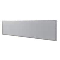 Cloison acoustique Bisley Quattro desk basic Gris 160 x 35 cm