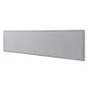 Bisley Scheidingswand Quattro desk basic Lichtgrijs Zilver 1.600 x 350 mm