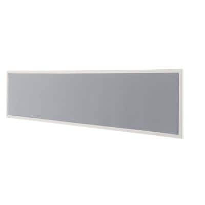 Séparation acoustique Bisley Quattro desk basic Gris clair, blanc 180 x 35 cm