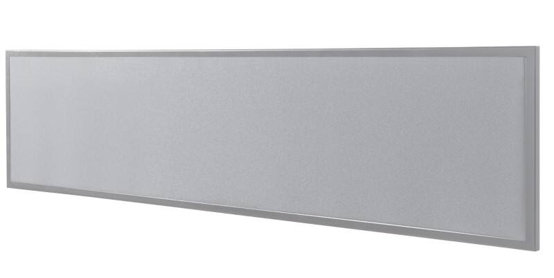 Cloison acoustique Bisley Quattro desk basic Gris 180 x 35 cm
