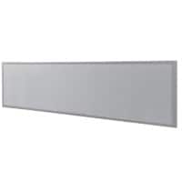 Cloison acoustique Bisley Quattro desk basic Gris 180 x 35 cm