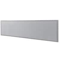 Cloison acoustique Bisley Quattro desk basic Gris 180 x 35 cm