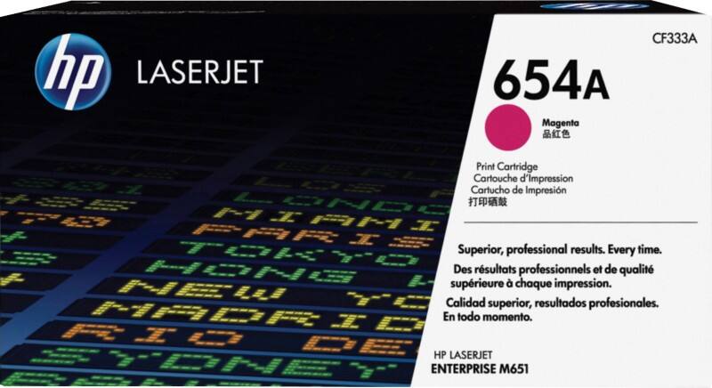 Toner HP 654A D'origine CF333A Magenta