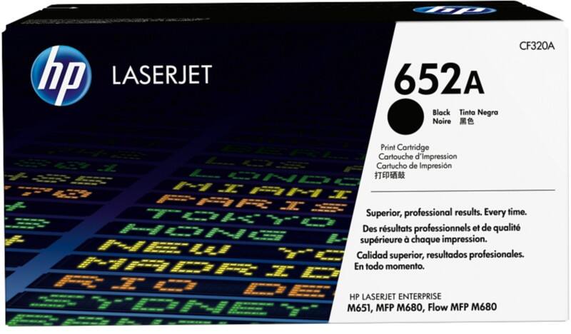 Toner HP 652A D'origine CF320A Noir