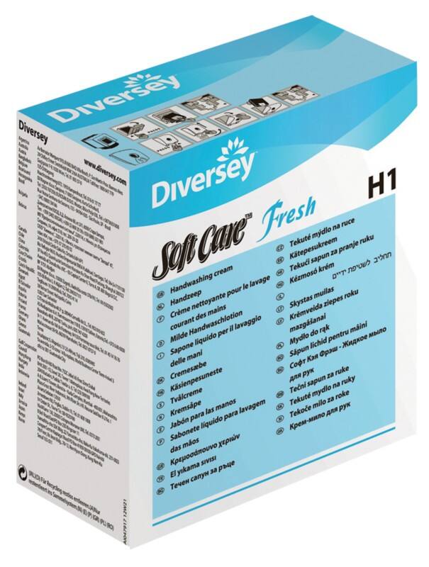 Soft Care Handzeep navulling Vloeibaar Fresh Wit 6960300 800 ml