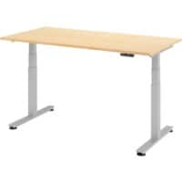 Hammerbacher Zit-sta bureau Ergonomic Aktiv XDSM Esdoorn 1.600 x 800 x 635 mm