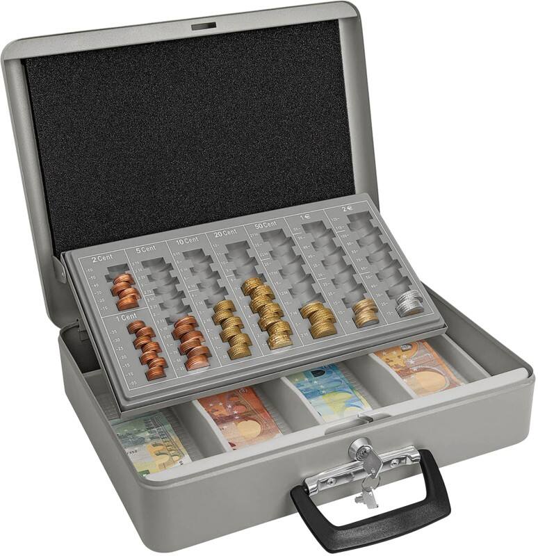 Boîte de caisse WEDO Maxi Gris 370 x 290 x 110 mm