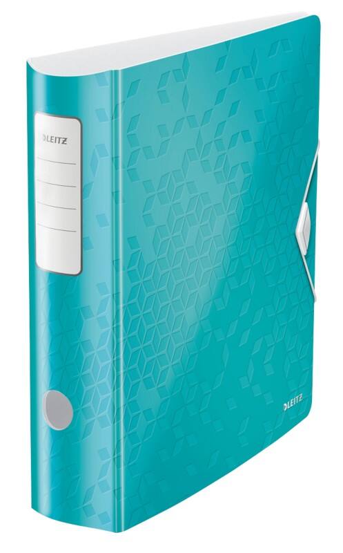 Leitz 180° Active WOW Breed Classeur A4 82 mm IJsblauw 2 Ringen 1106 Polyschuim Staand Gerecycled