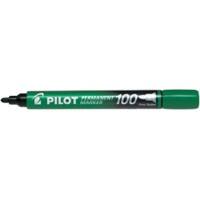 Pilot Super Grip 100 permanentmarker fijn ronde punt 1 mm groen