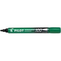 Marqueur permanent Pilot 100 Fin Pointe Ogive Vert