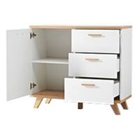 Meuble de rangement GERMANIA Oslo 3218 Imitation chêne 960 x 400 x 870 mm
