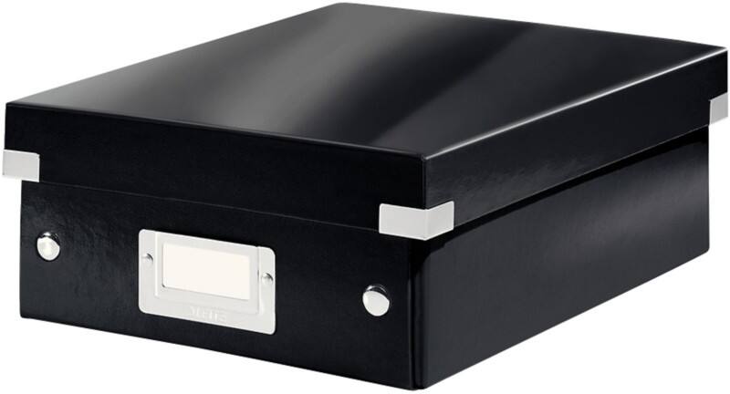 Leitz Click & Store WOW Small Opbergdoos Karton Zwart 22 x 28,2 x 10 cm