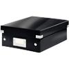 Boîtes de rangement Leitz Click&Store 22 x 28,2 x 10 cm polypropylène Noir
