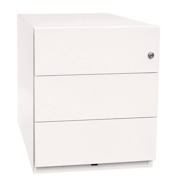 Module à tiroirs Bisley Note 3 Tiroirs tiroirs 420 x 565 x 495 mm Blanc