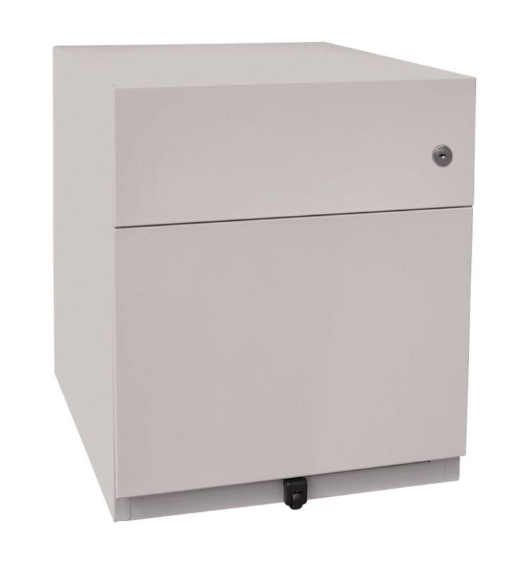 Module à tiroirs Bisley 1 Tiroir tiroirs 420 x 565 x 495 mm Gris clair