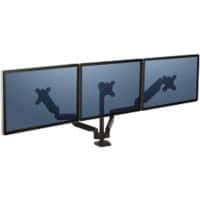 Bras de moniteur Fellowes Triple Hauteur Ajustable 30 " Noir