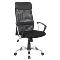 Siège de bureau Mosil Realspace Mécanisme d’inclinaison Filet Accoudoirs fixes Oui Noir 110 kg