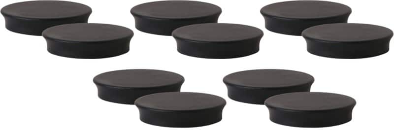 Viking Magneten Zwart 2,2 kg draagkracht 40 mm 10 Stuks