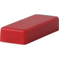 Aimants pour tableau blanc Niceday 33x12 mm Rouge 1,2 x 3,3 cm 10 Unités