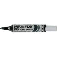Pentel Maxiflo Niet-permanent Whiteboard-marker Zwart Medium Ronde punt 2 - 6 mm