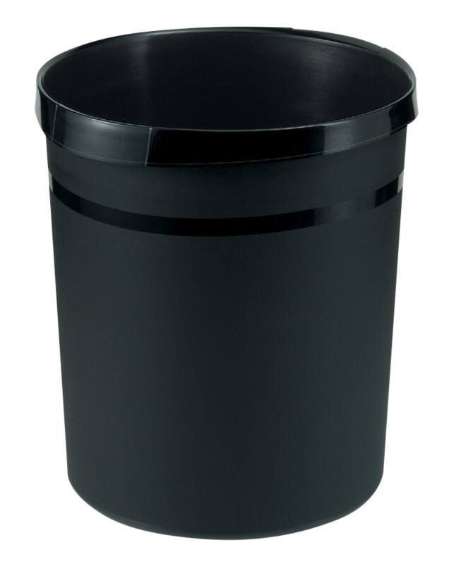 HAN Prullenbak 18 l Zwart PP (polypropeen) GRIP